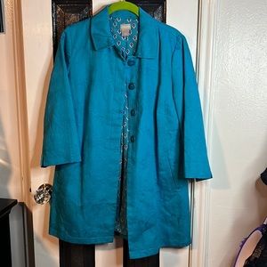Chico Blue Jacket sz 1 (8/10)
